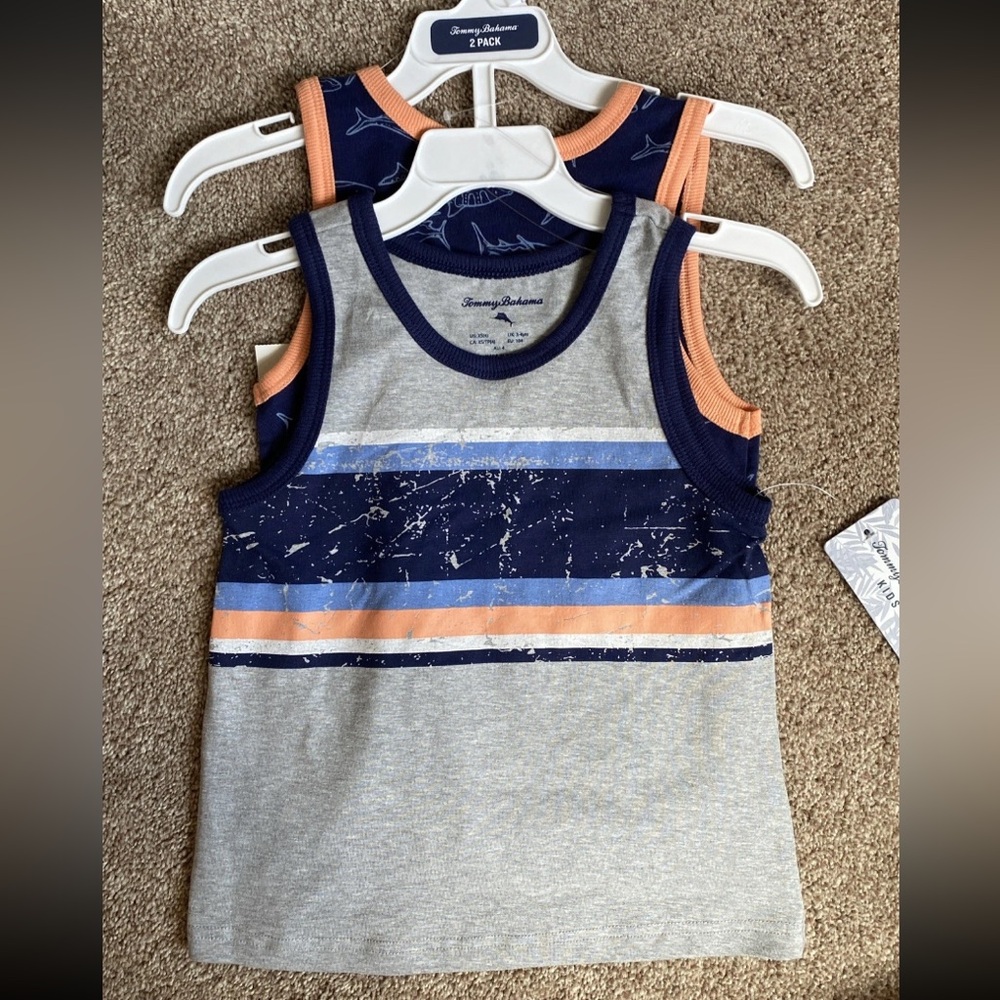 NWT Boys Tommy Bahama Sleeveless Tank Tops Size  4